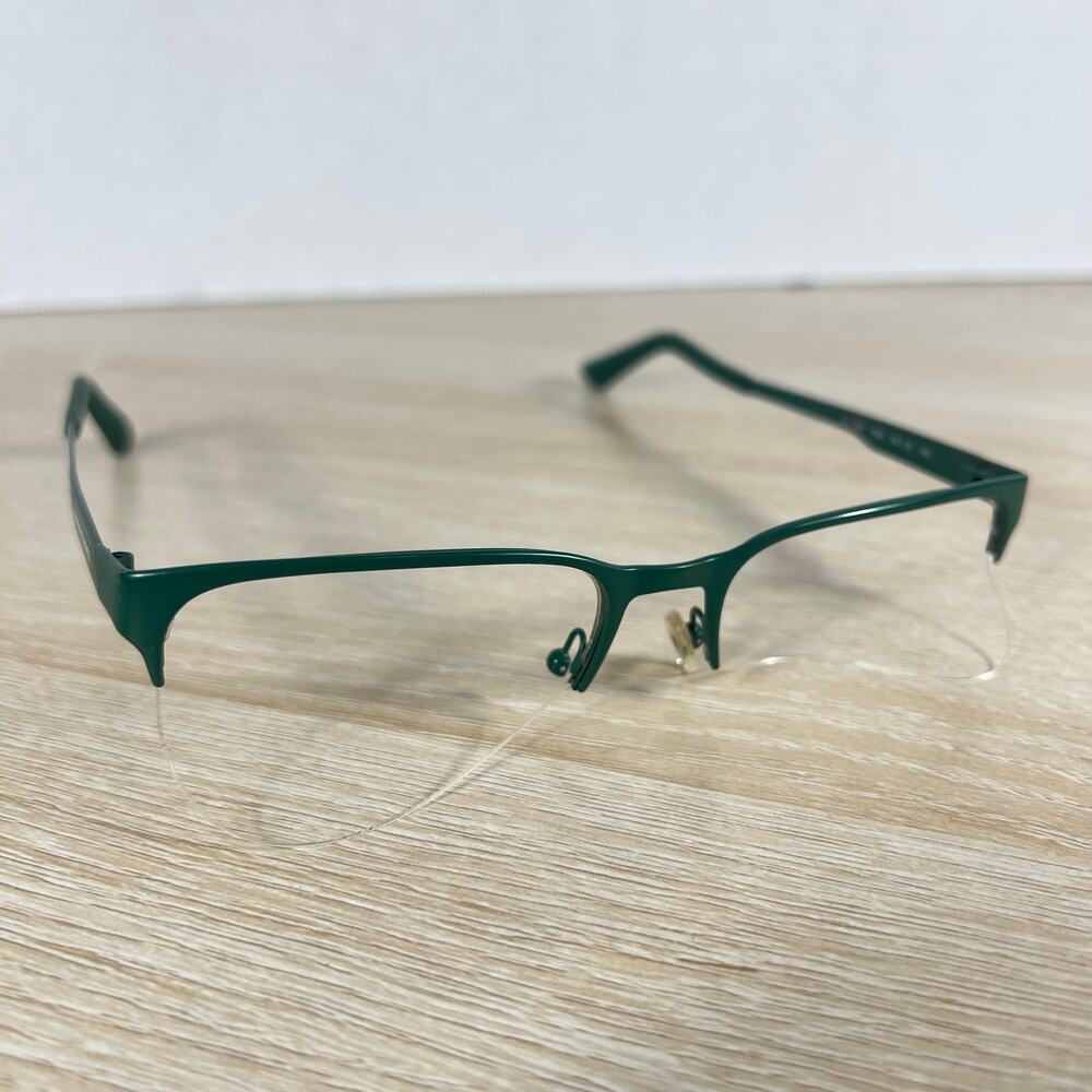 Armani Exchange AX 1060 6035 Eyeglasses Frames Only Green White 55-18-145 READ